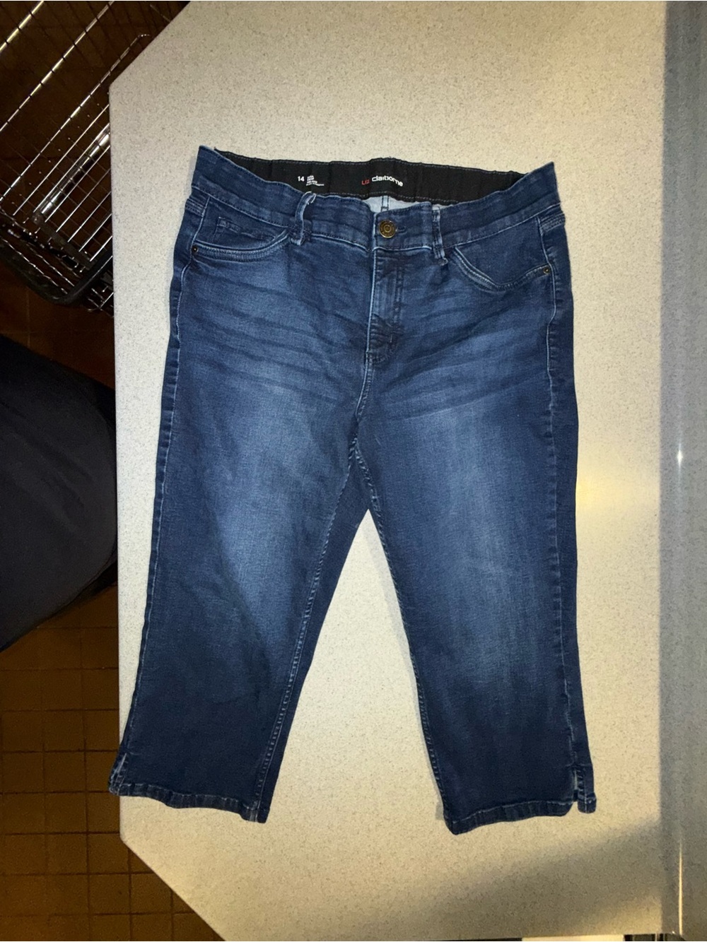 Liz Claiborne Men's Navy Blue Relaxed Jeans